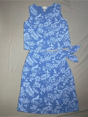 Vtg. Coldwater Creek Tank and Skirt 2-Piece Outfit